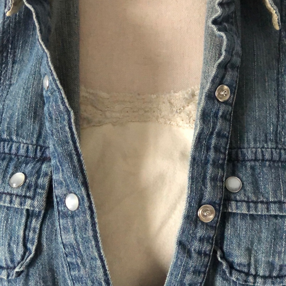 ❤️3X20 MOTHERHOOD NURSING WEAR JEANS TOP - Picture 5 of 6